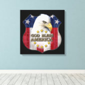 アメリカを祝福 キャンバスプリント (インサイチュ (ウッドフロア))