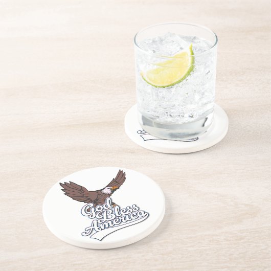 アメリカを祝福 コースター (側面)