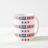 アメリカを祝福 コーヒーマグカップ (正面右)