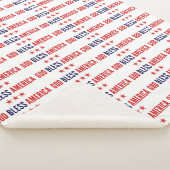 アメリカを祝福 シェルパブランケット (3/4)