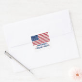 アメリカを祝福 スクエアシール (封筒)