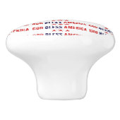 アメリカを祝福 セラミックノブ (側面)