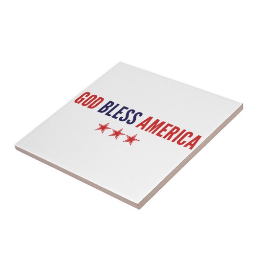 アメリカを祝福 タイル (側面)