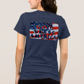 アメリカを祝福 トライブレンドＴシャツ (裏面)
