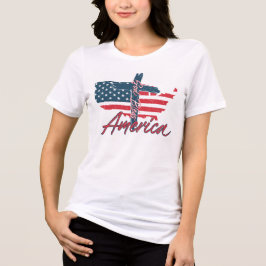 アメリカを祝福 トライブレンドTシャツ