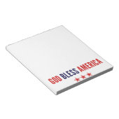 アメリカを祝福 ノートパッド (アングル)