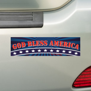 アメリカを祝福 バンパーステッカー