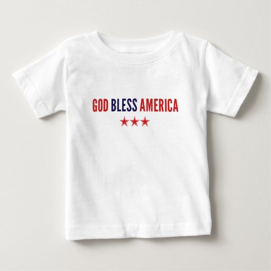 アメリカを祝福 ベビーTシャツ (正面)