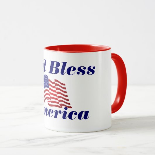 アメリカを祝福 マグカップ (正面右)