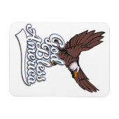 アメリカを祝福 マグネット (横)