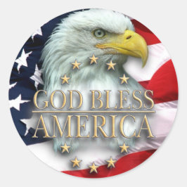 アメリカを祝福 ラウンドシール