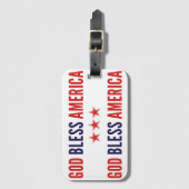 アメリカを祝福 ラゲッジタグ (正面縦)
