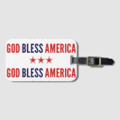 アメリカを祝福 ラゲッジタグ (正面横)
