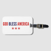 アメリカを祝福 ラゲッジタグ (正面横)