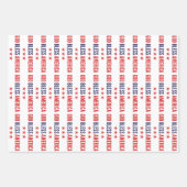 アメリカを祝福 ラッピングペーパーシート (正面3)