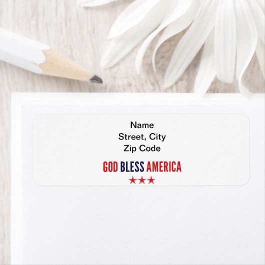 アメリカを祝福 ラベル (インサイチュ)
