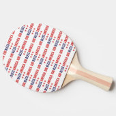 アメリカを祝福 卓球ラケット (横)