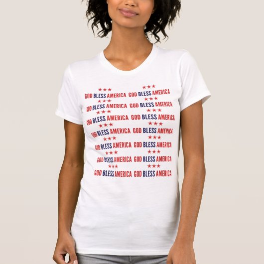 アメリカを祝福 Tシャツ (正面)