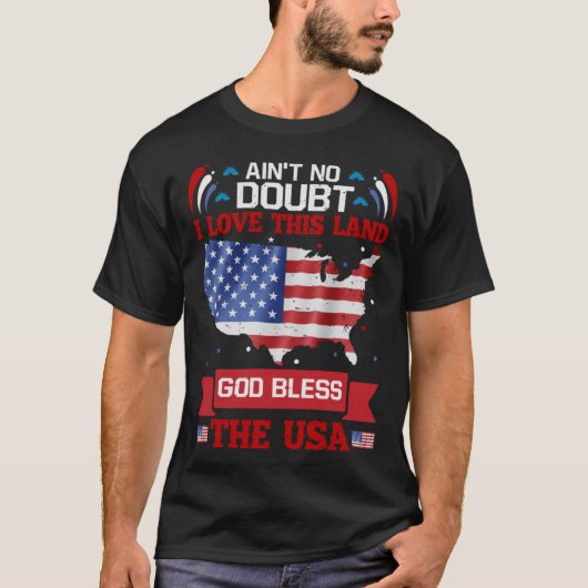 アメリカを祝福 Tシャツ (正面)