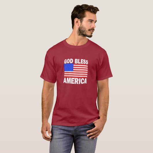 アメリカを祝福 Tシャツ (正面フル)