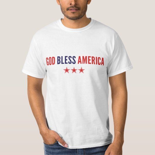 アメリカを祝福 Tシャツ (正面)