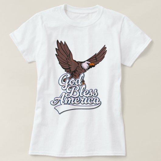 アメリカを祝福 Tシャツ (デザイン正面)