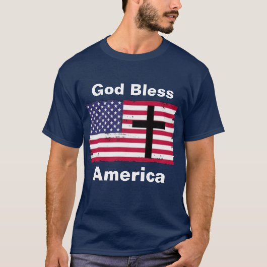 アメリカを祝福 Tシャツ (正面)