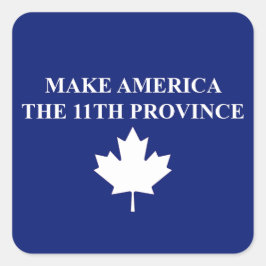アメリカを第11州にする スクエアシール