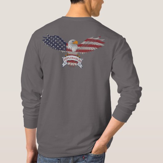 アメリカを素晴らしい保ちます! Tシャツ (裏面)
