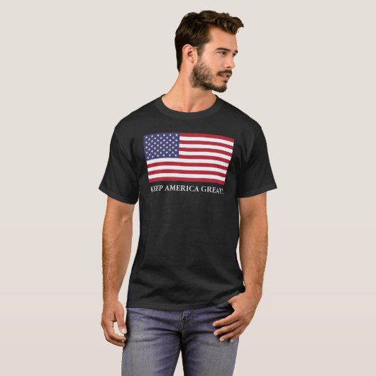 アメリカを素晴らしい保って下さい! Tシャツ (正面フル)