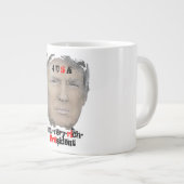 アメリカを素晴らしく今再度させて下さい ジャンボコーヒーマグカップ (正面右)