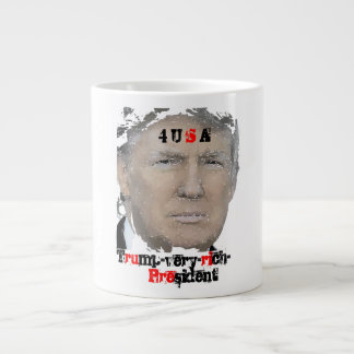 アメリカを素晴らしく今再度させて下さい ジャンボコーヒーマグカップ