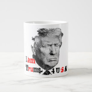 アメリカを素晴らしく再度させて下さい ジャンボコーヒーマグカップ