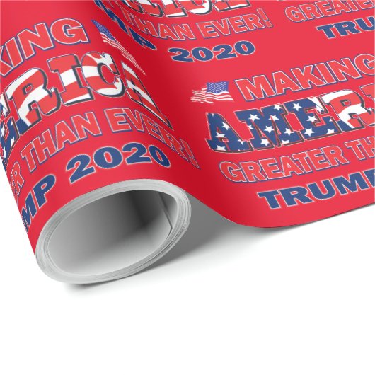 アメリカを素晴らし今まで作ること ラッピングペーパー (ロールコーナー)