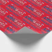 アメリカを素晴らし今まで作ること ラッピングペーパー (角)