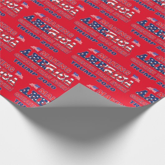 アメリカを素晴らし今まで作ること ラッピングペーパー (角)