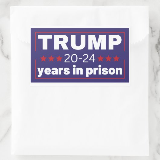 アメリカを素晴らし再び輝かしいアンチを切り開く 長方形シール (バッグ)