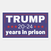 アメリカを素晴らし再び輝かしいアンチを切り開く 長方形シール (正面)