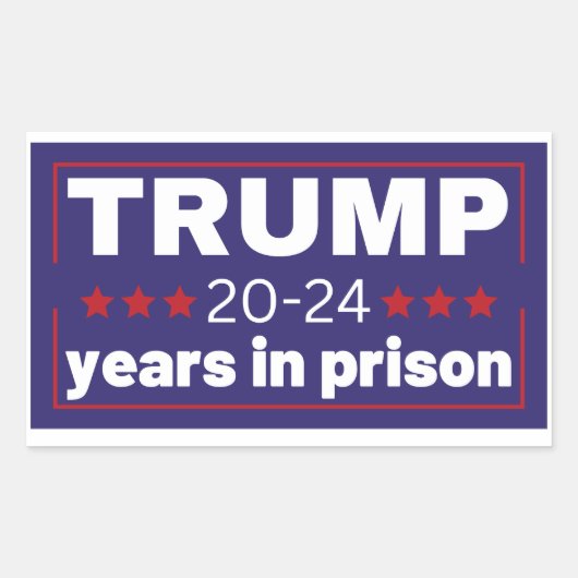 アメリカを素晴らし再び輝かしいアンチを切り開く 長方形シール (正面)