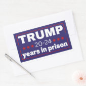 アメリカを素晴らし再び輝かしいアンチを切り開く 長方形シール (封筒)