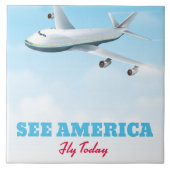 アメリカを見よう - 今日飛びたとう! タイル (正面)