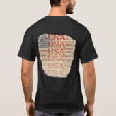 アメリカを見る自由 Tシャツ (裏面)