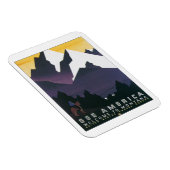 アメリカを見る～モンタナへようこそ マグネット (右側)