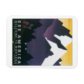 アメリカを見る～モンタナへようこそ マグネット (横)