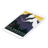 アメリカを見る～モンタナへようこそ マグネット (左側)