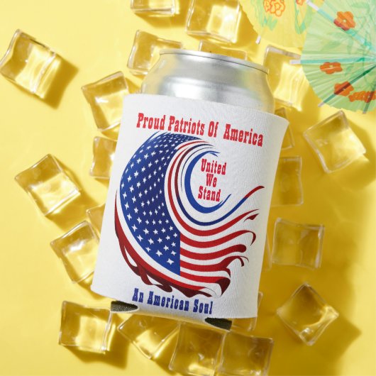 アメリカを誇りに思うパトリオットたち 缶クーラー (インサイチュ 夏)