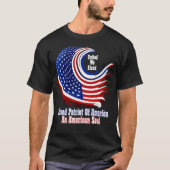 アメリカを誇りに思うパトリオット Tシャツ (正面)
