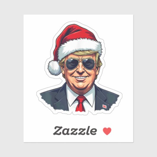 アメリカを連れ戻すトランプ大統領のクリスマス シール (シート)