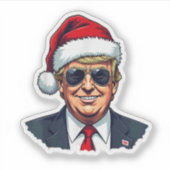 アメリカを連れ戻すトランプ大統領のクリスマス シール (正面)