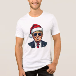アメリカを連れ戻すトランプ大統領のクリスマス トライブレンドTシャツ